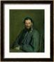 Portrait Of Count Lev Nikolaevich Tolstoy (1828-1910) 1873 by Ivan Nikolaevich Kramskoy Limited Edition Print