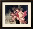 Two Flying Cherubs, Holding The Crown Of Thorns And The Spear Of Longinus by Giovanni Andrea Podesta Limited Edition Pricing Art Print