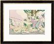 Picnic And Fishing Scene, Circa 1920 by Charles Martin Limited Edition Print