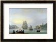 A Brig Entering Dartmouth Harbour, With A Ferry In The Foreground, 1828 by Thomas Luny Limited Edition Print