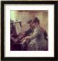 At The Piano by Albert Edelfelt Limited Edition Print