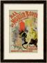 Reproduction Of A Poster Advertising The Bal Au Moulin Rouge, 1889 by Jules Chã©Ret Limited Edition Print