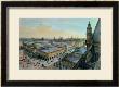 View Of Les Halles In Paris Taken From Saint Eustache Upper Gallery, Circa 1870-80 by Felix Benoist Limited Edition Pricing Art Print