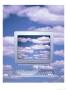 Computer Floating Among Clouds Displaying Clouds by Henryk T. Kaiser Limited Edition Print