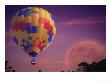 Hot Air Balloon And Moonrise by Ken Glaser Limited Edition Print
