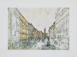 The Graben In Vienna by Rudolph Von Alt Limited Edition Print