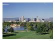 Skyline And Rocky Mts, Denver, Colorado by Jeff Greenberg Limited Edition Print