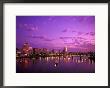 Sunrise Over Spirit Of Portland Ship, Willamette River, Portland, Oregon, Usa by Janis Miglavs Limited Edition Print