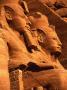 Detail Of Profiles Of Figures From Seated Colossi Of Ramesses Ii At Abu Simbel by Steve Estvanik Limited Edition Print