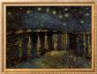 Starry Night Over The Rhone, 1888 by Vincent Van Gogh Limited Edition Pricing Art Print
