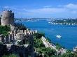 Fatih Bridge, Crossing The Bosphorus, From Rumeli Hisari Fortress, Istanbul, Istanbul, Turkey by Diana Mayfield Limited Edition Print