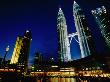 Petronas Towers In Night City Skyline, Kuala Lumpur, Wilayah Persekutuan, Malaysia by Alain Evrard Limited Edition Print
