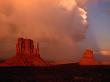 Storm And Dust Clouds Over Rock Formations, Monument Valley Navajo Tribal Park, Arizona, Usa by Curtis Martin Limited Edition Print