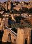 Wall Surrounding City With Buildings Behind, Toledo, Spain by Bethune Carmichael Limited Edition Print