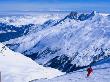 Looking Across Alps Towards Mont Blanc From Meribel Valley In Haute-Savoie, Meribel, France by Richard Nebesky Limited Edition Print