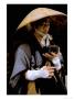 Religious Man Praying, Kyoto, Japan by Bill Bachmann Limited Edition Print