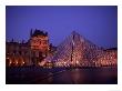 Louvre Museum At Night, Paris, France by Bill Bachmann Limited Edition Print