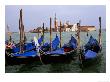 Gondolas Near Piazza San Marco, Venice, Italy by Tom Haseltine Limited Edition Print