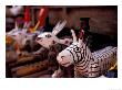 Painted Animals In Sunday Market, Chichicastenango, Highlands, Guatemala by Inger Hogstrom Limited Edition Print