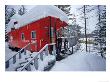 Caboose Lodging At Izaak Walton Lodge, Essex, Montana, Usa by Chuck Haney Limited Edition Pricing Art Print