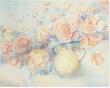 Roses In A Vase by Edward Armitage Limited Edition Pricing Art Print