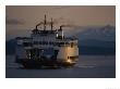 Early Morning Ferry Leaves Seattle, Washington For Bainbridge Island by Phil Schermeister Limited Edition Print