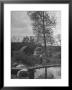 Little Boy Crossing The Bridge Over The Stream At Winson Mill Farm, A War Nursery by Hans Wild Limited Edition Print