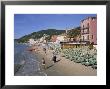 Beachfront, Alassio, Italian Riviera, Liguria, Italy by Gavin Hellier Limited Edition Print