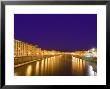 Lights Reflect On The Arno River, Pisa, Italy by Dennis Flaherty Limited Edition Print
