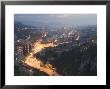 Panoramic Night View Of The City, Sarajevo, Bosnia, Bosnia-Herzegovina, Europe by Chris Kober Limited Edition Print