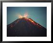 Arenal Volcano Erupting At Night, Costa Rica by Charles Sleicher Limited Edition Print