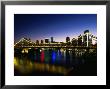 Story Bridge And City Skyline At Night, Brisbane, Queensland, Australia by Holger Leue Limited Edition Print