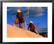 Female Labourers Carrying Sea Salt In Salt Fields Of Doc Let Beach, Khanh Hoa, Vietnam by John Banagan Limited Edition Pricing Art Print
