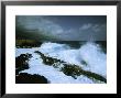 Surf Pounds On One Of Cuba's Rocky Coastlines Under A Stormy Sky by Steve Winter Limited Edition Print