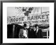 Lawman Frank Branik, Realtor Walt Wilson And Publisher Jerry Reinerston, Moose Market Grocery Store by Margaret Bourke-White Limited Edition Pricing Art Print