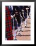 Bagpipe Players With Traditional Scottish Uniform, Glasgow, Scotland, United Kingdom, Europe by Yadid Levy Limited Edition Print