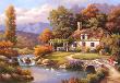 Cottage Stream by Sung Kim Limited Edition Print