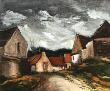 Village De La Sarthe, 1953 by Maurice De Vlaminck Limited Edition Print