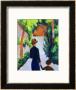 Mother And Child In The Park, 1914 by Auguste Macke Limited Edition Print