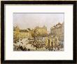 Crowds In The Karlsplatz In Munich by Rudolf Schramm-Zittau Limited Edition Pricing Art Print