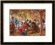 In The Luxembourg Gardens by Adolph Von Menzel Limited Edition Pricing Art Print