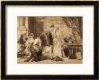 Lady Jane Greys Reluctance To Accept The Crown Pictured Here With Lord Guildford Dudley Her Husband by Herbert Bourne Limited Edition Pricing Art Print