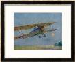 French Warplane Leaves On The Dawn Patrol by Maurice Bourgignon Limited Edition Print