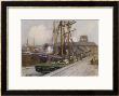 Sailing Vessels At The Entrance To The Clyde And Forth Canal At Bowling by Mary Young Limited Edition Print