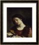Magdalen Contemplating by Guercino (Giovanni Francesco Barbieri) Limited Edition Print