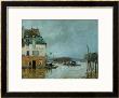 The Restaurant La Barque During The Flood At Port Marly by Alfred Sisley Limited Edition Print
