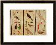 The Sarcophagus Of Psamtik I Detail Of Hieroglyphics, Late Period by 26Th Dynasty Egyptian Limited Edition Print