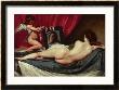 Venus And Cupid (Venus Of The Mirror Or Rockeby Venus) by Diego Velã¡Zquez Limited Edition Print