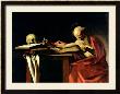 St. Jerome Writing, Circa 1604 by Caravaggio Limited Edition Print