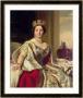 Portrait Of Queen Victoria 1859 by Franz Xavier Winterhalter Limited Edition Pricing Art Print